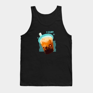 1UP Digital Brown sugar Boba tea Tank Top